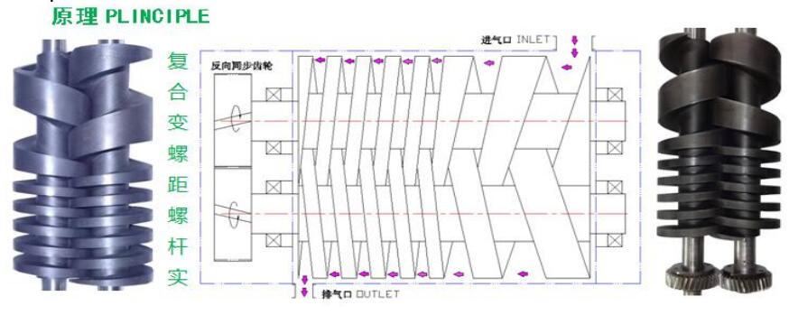 TGB干式復合螺桿真空泵